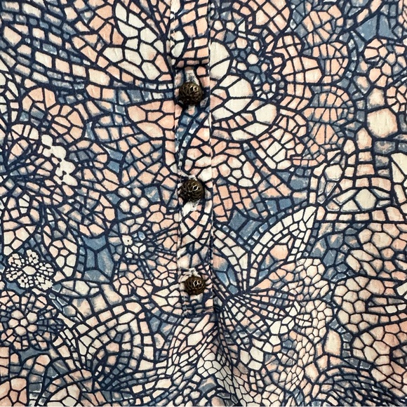 Maeve by Anthropologie Floral Patterned Balloon Sleeve Blouse SZ 3X Peasant GUC - Picture 3 of 9